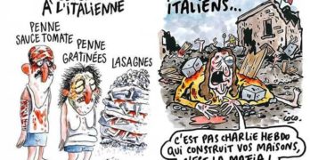 Amatrice, arriva la querela del Comune, al periodico Charlie Hebdo