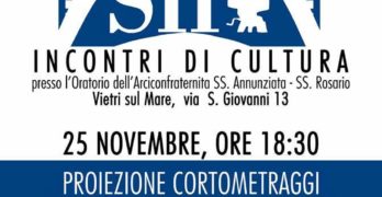 Vietri sul mare, Venerdì 25/11/16 i “Corti del Solofra Film Festival” protagonisti de “La Congrega Letteraria”