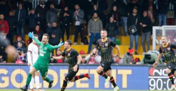 Serie A: al 95′ goal del portiere Brignoli e arriva il primo punto per il Benevento