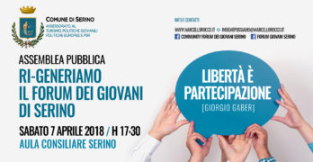 Serino, un’assemblea pubblica per rigenerare il Forum dei Giovani