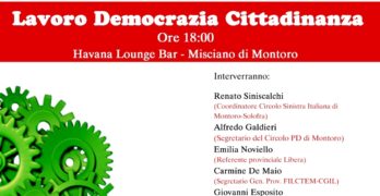 1 Maggio 2019: a Montoro presso il bar Havana di Misciano, si festeggerà la giornata dei lavoratori