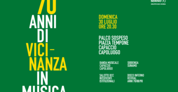 BCC CAPACCIO PAESTUM E SERINO, 70 anni di vicinanza…in musica Domenica 30 luglio non perdere