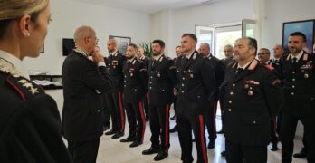 Ariano Irpino (AV) – Il Generale La Gala in visita alla Compagnia Carabinieri: “Ogni Carabiniere sia un punto di riferimento per la comunità”